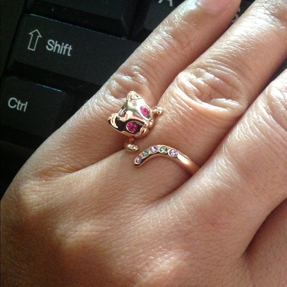 Jewelry - Cat ring rose gold